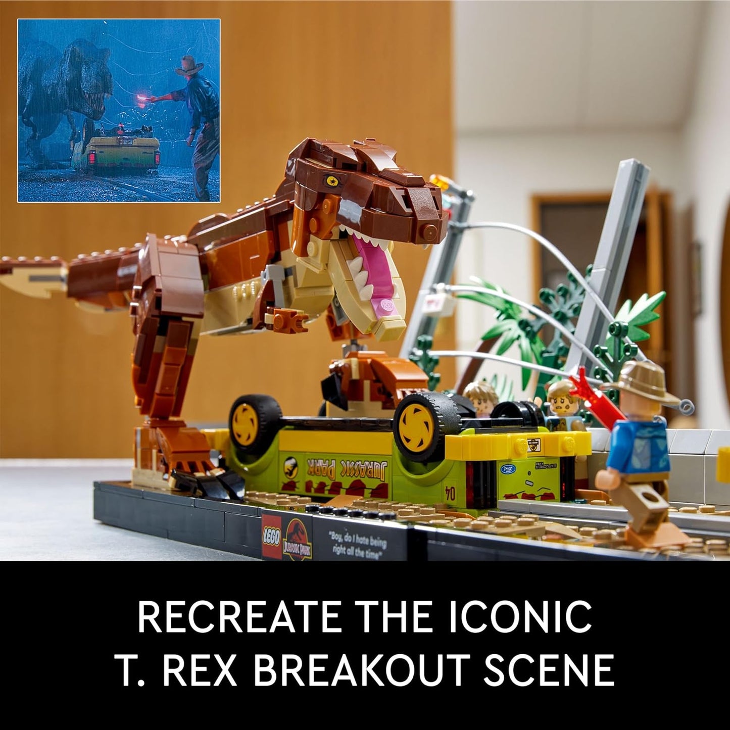 LEGO® | Jurassic Park: T-Rex Breakout (76956)