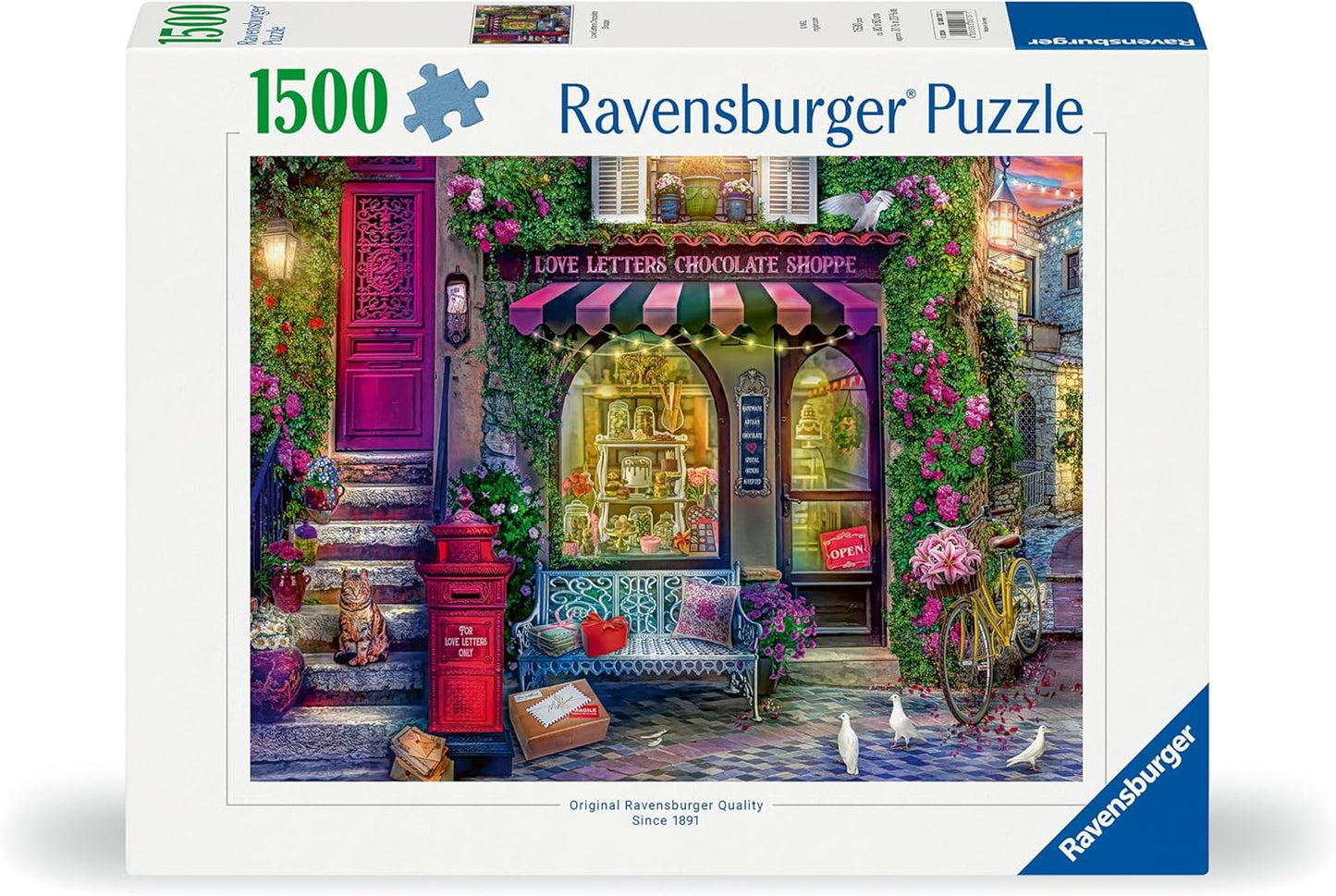 Ravensburger Love Letters Chocolate Shop 1500pc Puzzle