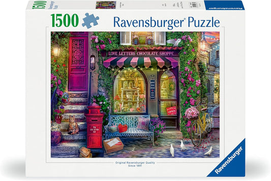 Ravensburger Love Letters Chocolate Shop 1500pc Puzzle