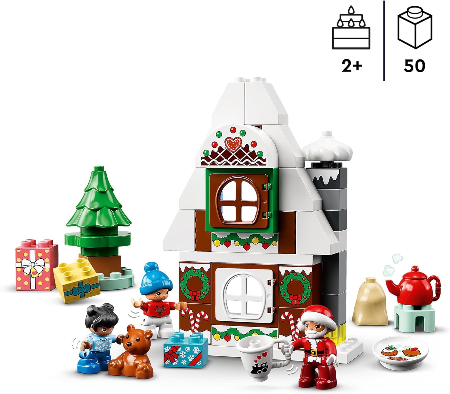 LEGO® | DUPLO: Santa's Gingerbread House (10976)