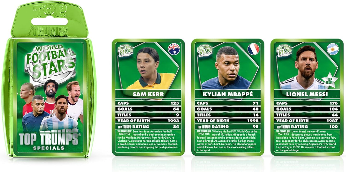 Top Trumps World Football Stars (2024 Refresh)