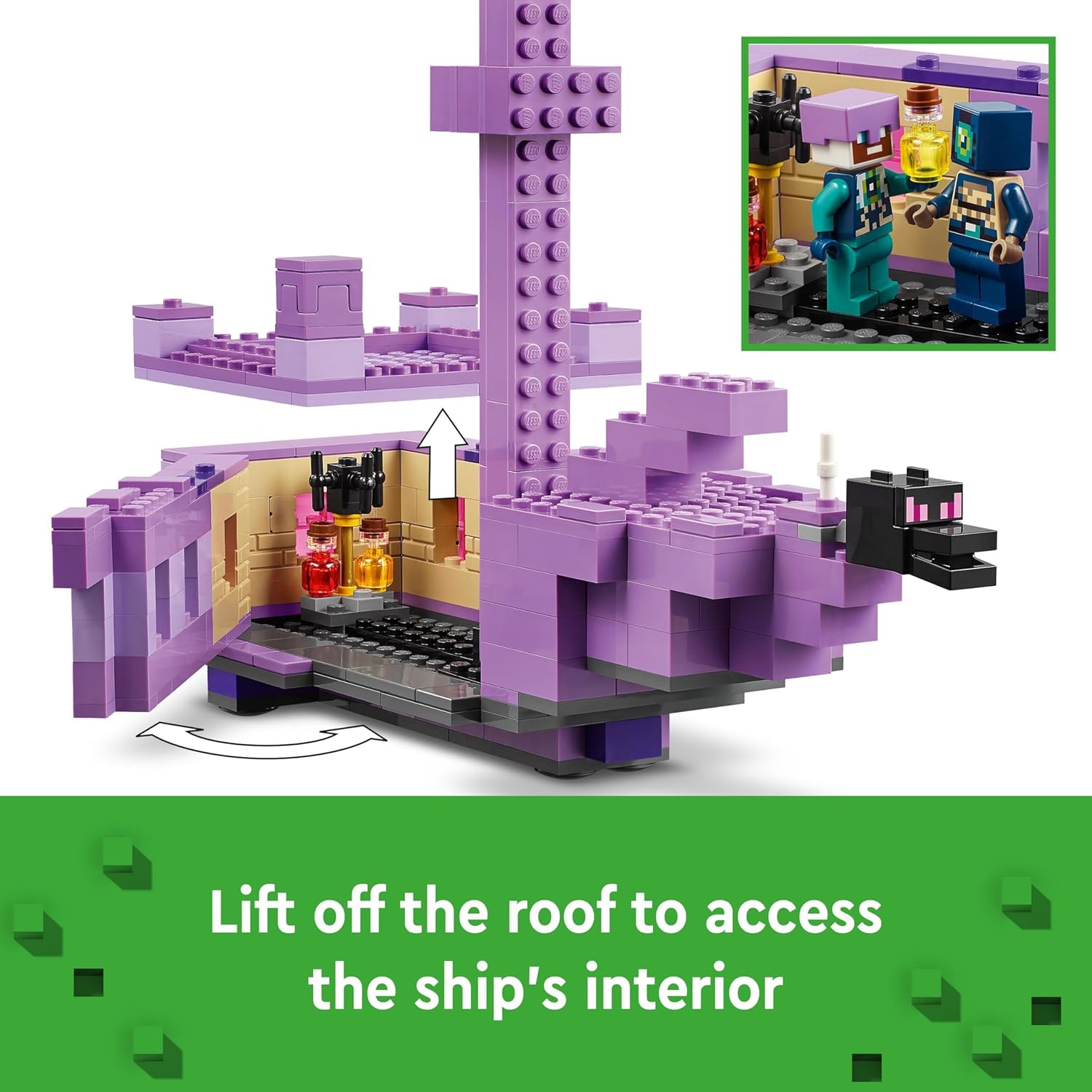 LEGO® | Minecraft: The Ender Dragon and End Ship (21264)