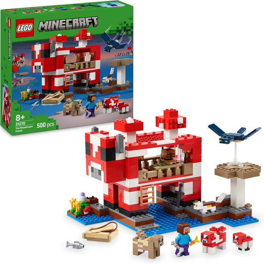 LEGO® | Minecraft: The Mooshroom House (21270)