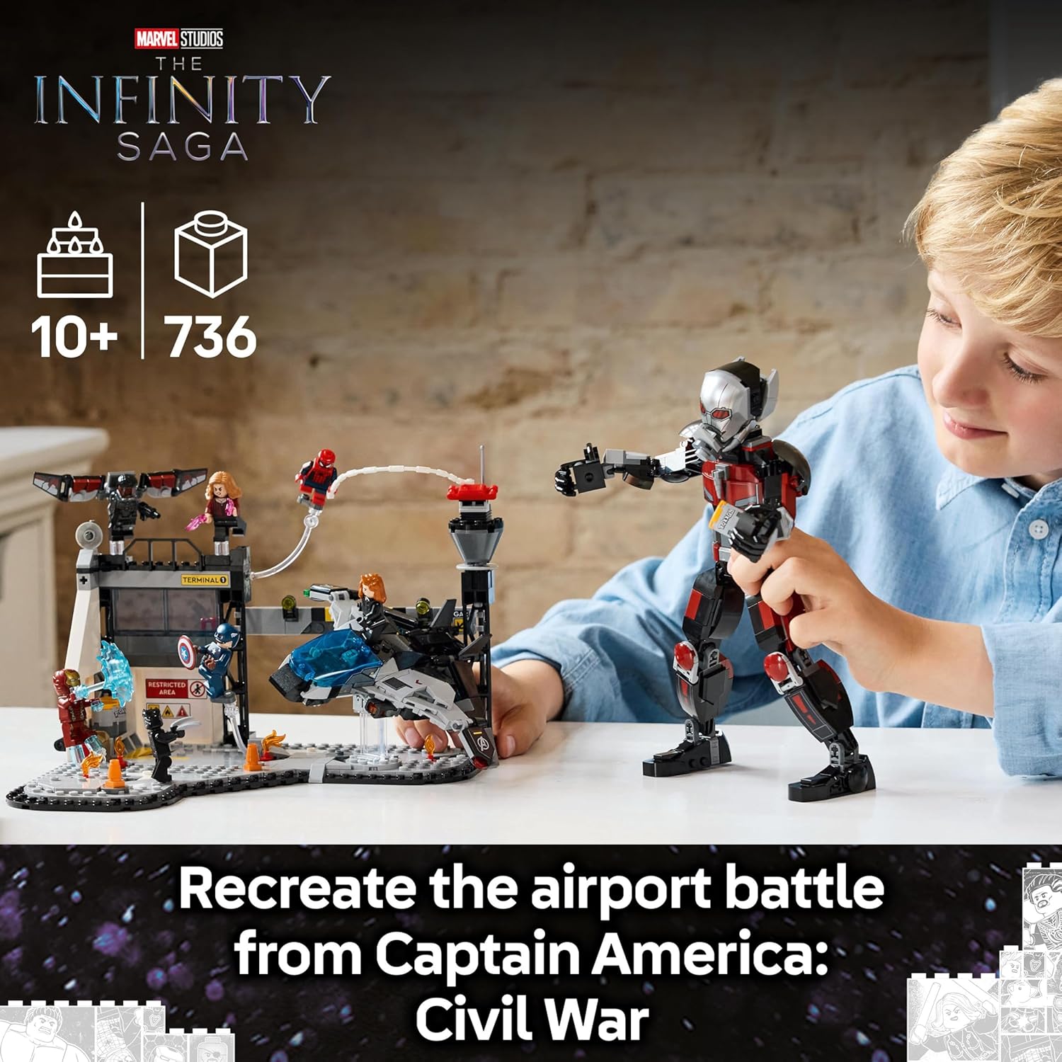 LEGO® | Marvel: Captain America - Civil War Action Battle (76314)