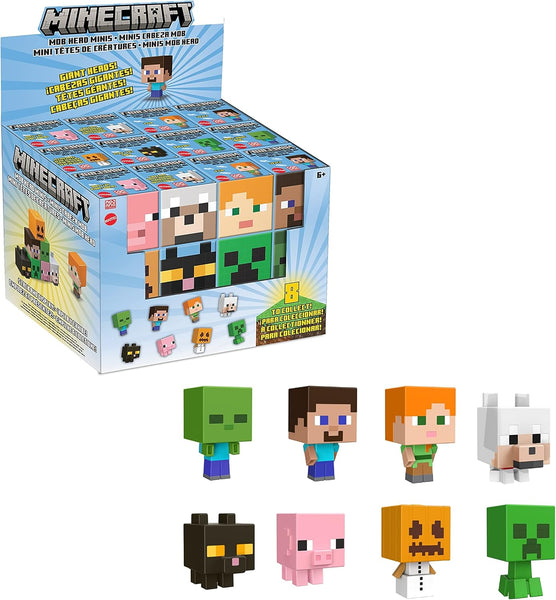 Minecraft Mob Head Minifigures Assortment