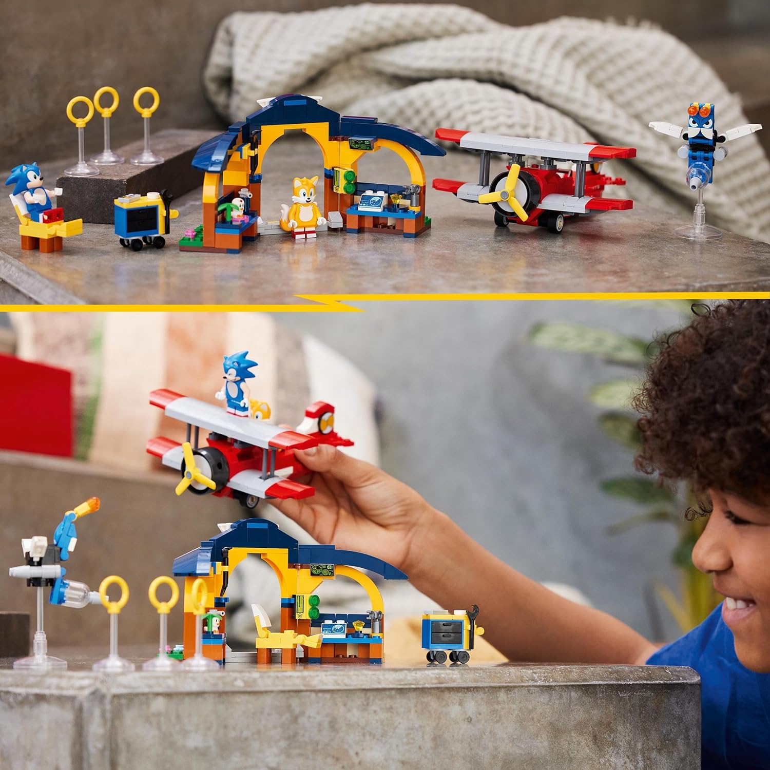 LEGO® | Sonic: Tails' Workshop & Tornado Plane (76991)