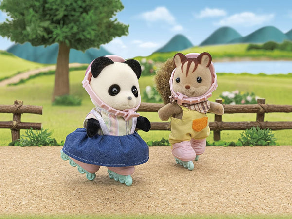 Sylvanian Families: Cycle & Skate - Panda Girl
