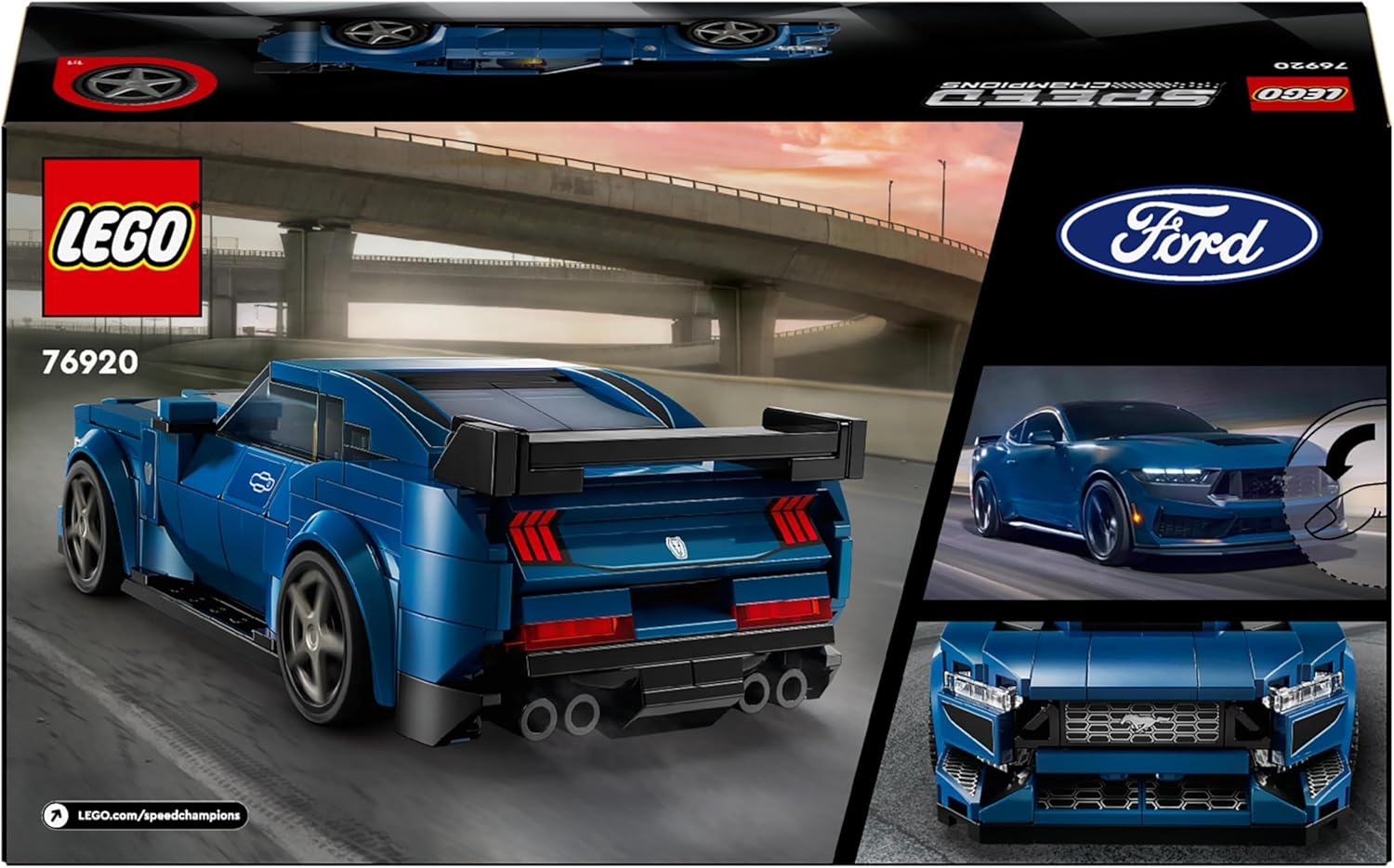LEGO® | Speed: Ford Mustang Dark Horse Sports Car (76920)