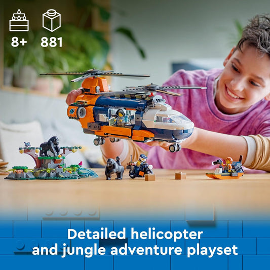 LEGO® | City: Jungle Explorer Helicopter at Base Camp (60437)