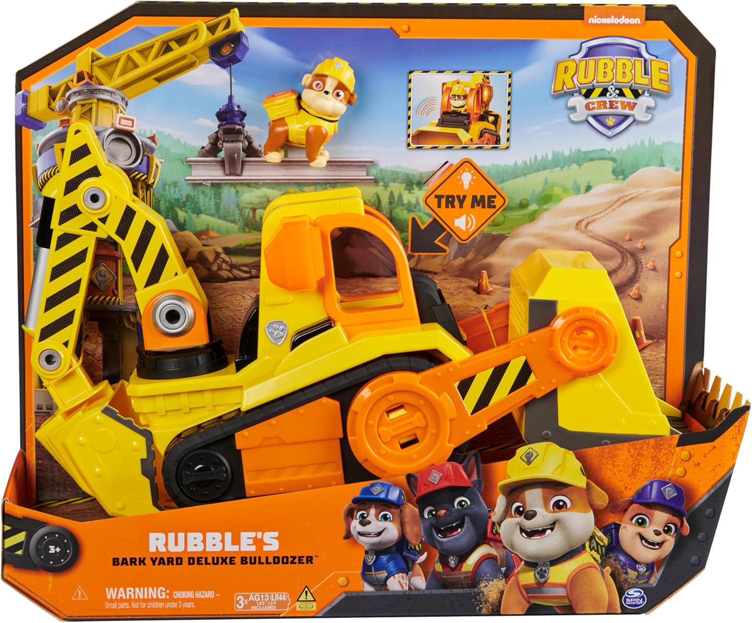 Rubble & Crew Rubble's Barkyard Dlx Bulldozer