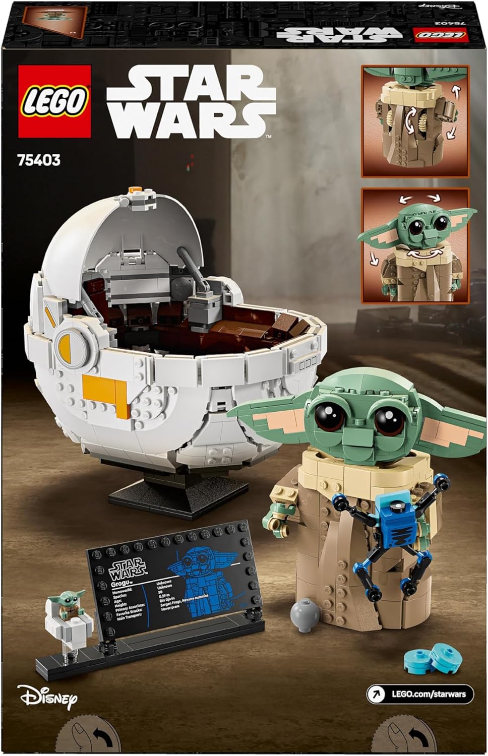 LEGO® | Star Wars: Grogu with Hover Pram (75403)
