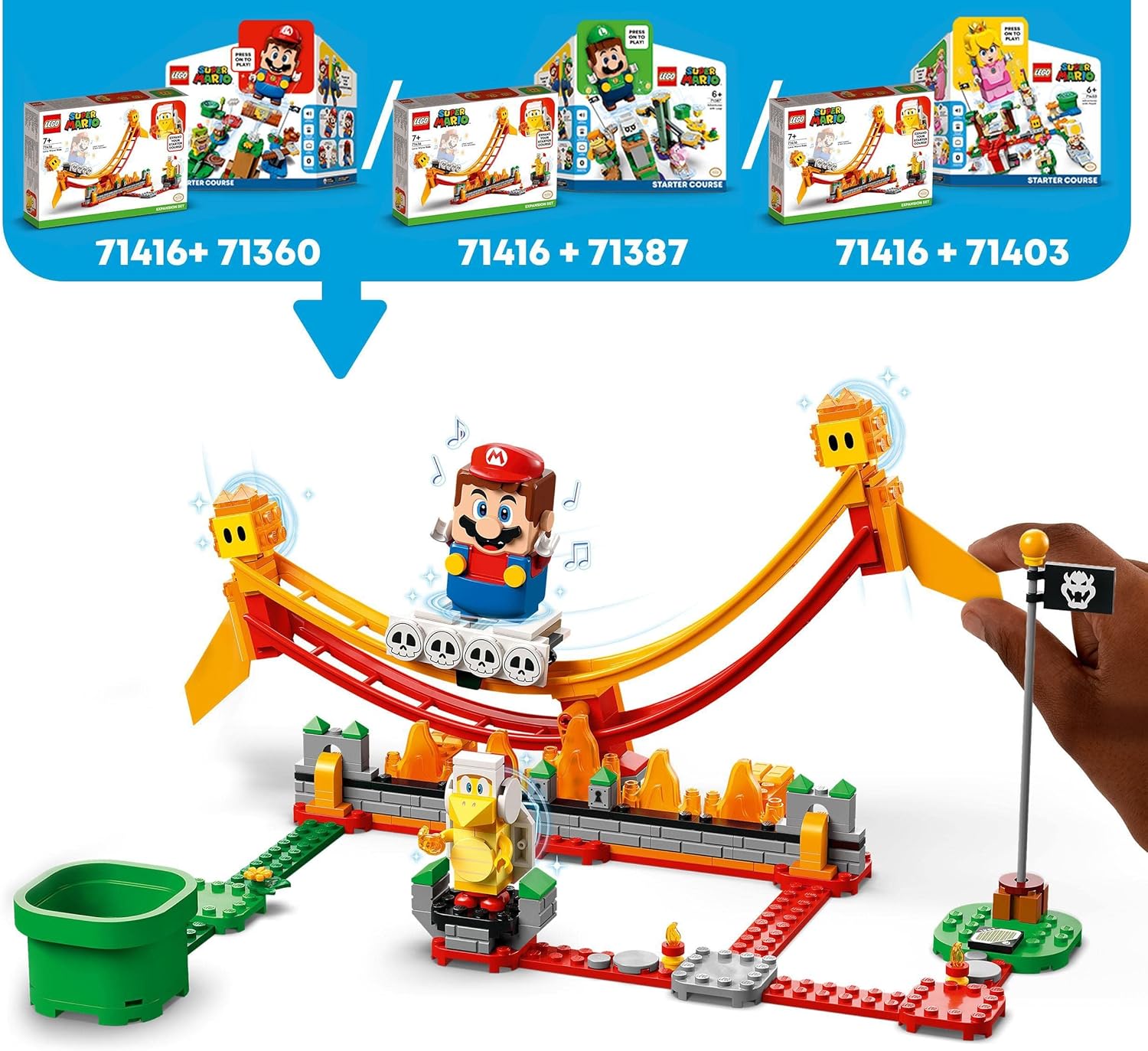 LEGO® | Mario: Lava Wave Ride (71416)