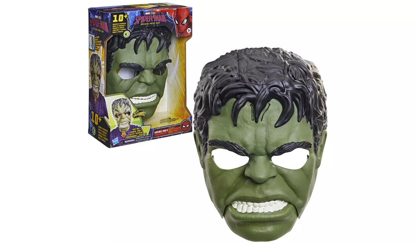 Marvel Spider-Man: Brand New Day Savage Hulk Talk'n Electronic Mask