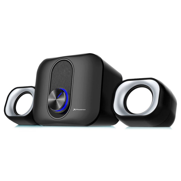 Phoenix Inspire 2.1 Computer Speakers 11W RMS 3.5mm Jack Connector and USB Power