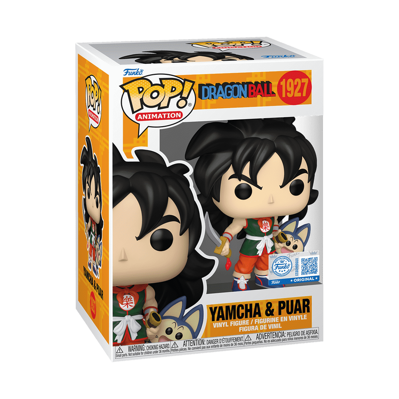 Funko POP Dragon Ball Yamcha and Puar boxed figure