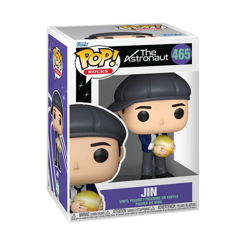 Funko POP Rocks BTS Jin The Astronaut boxed figure