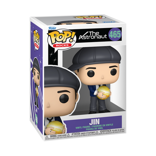 Funko POP Rocks BTS Jin The Astronaut boxed figure