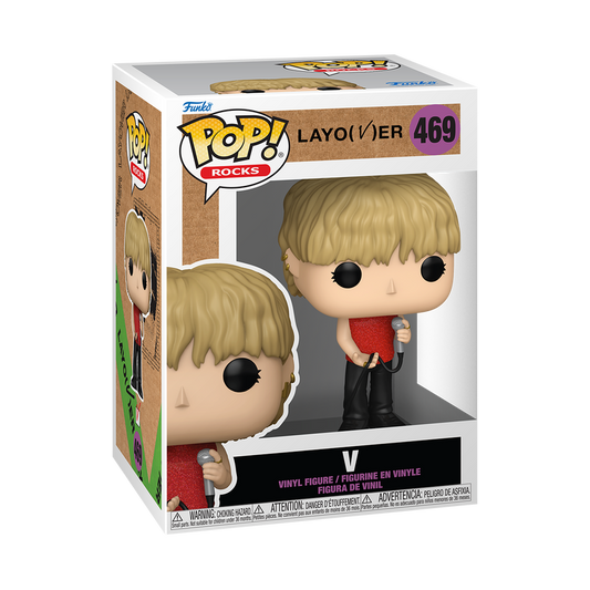 Funko POP Rocks BTS V Love Me Again boxed figure