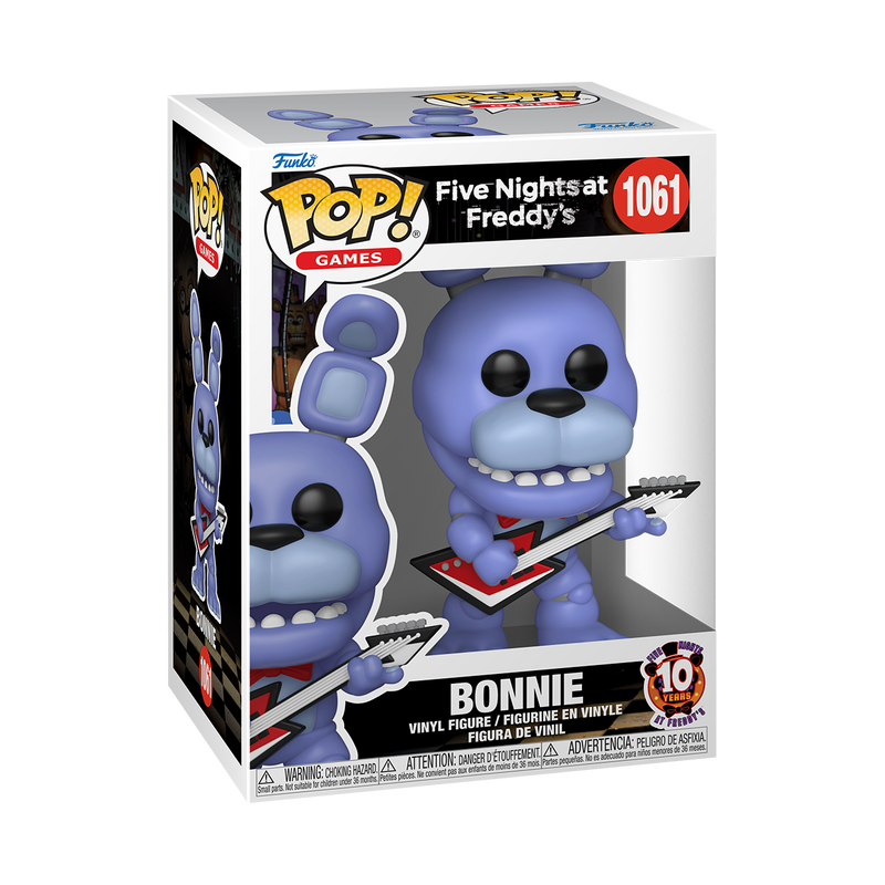 Funko POP Five Nights at Freddys Bonnie with Guitar boxed figure
