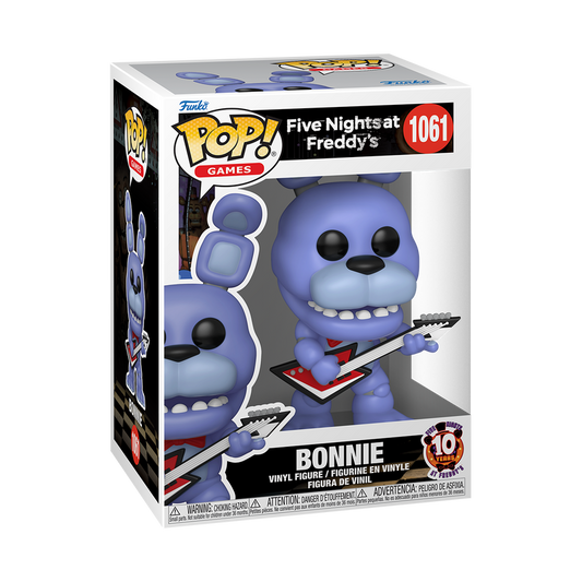 Funko POP Five Nights at Freddys Bonnie with Guitar boxed figure