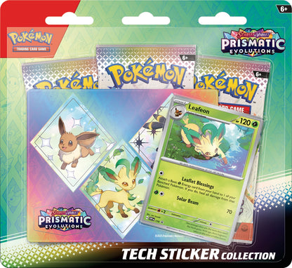Pokémon TCG – Scarlet & Violet 8.5 – Prismatic Evolutions - Tech Sticker  Collection