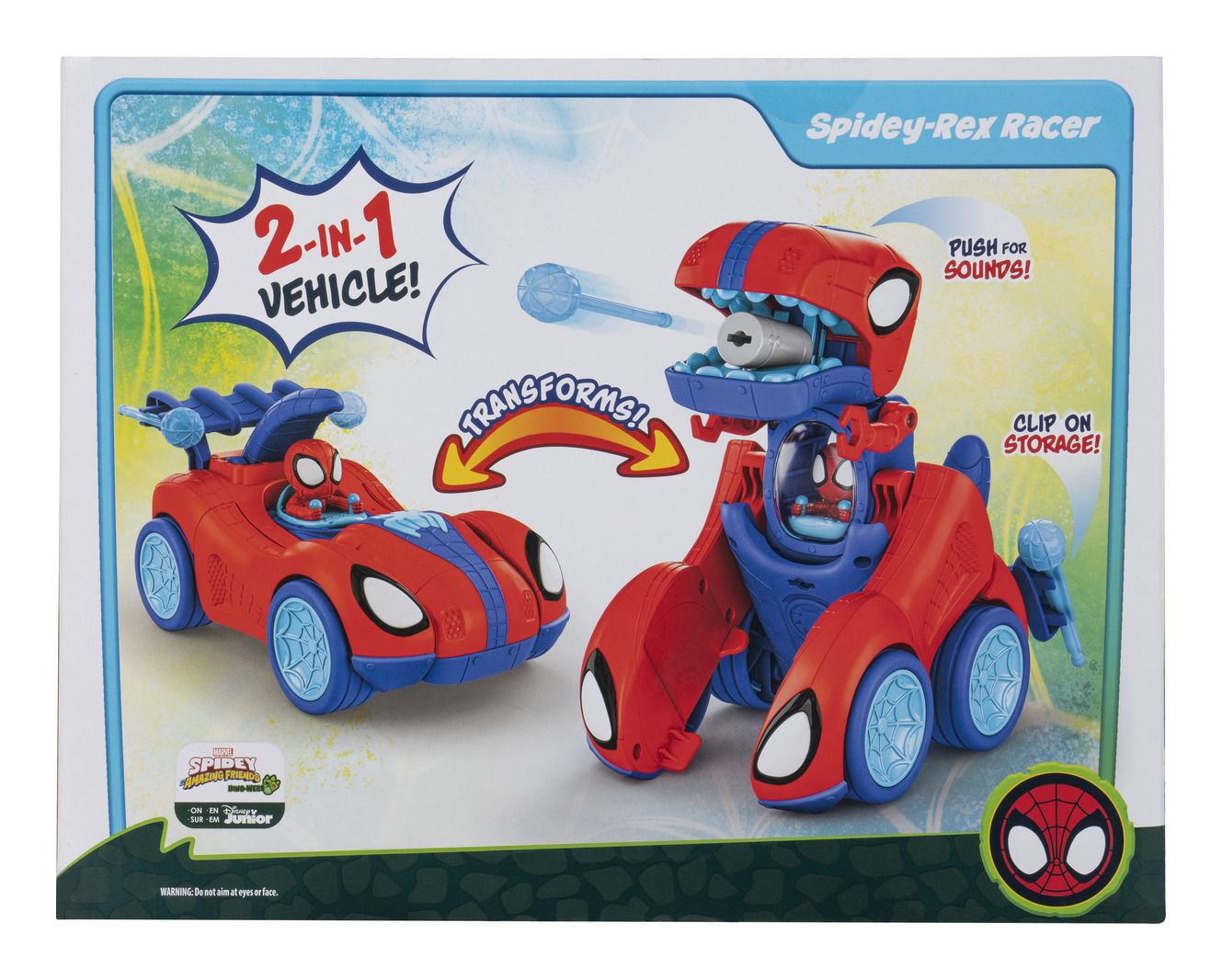 Spidey & His Amazing Friends - Spidey-Rex Racer Feature Vehicle