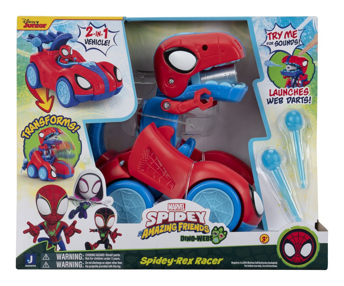 Spidey & His Amazing Friends - Spidey-Rex Racer Feature Vehicle