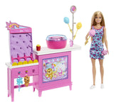 Barbie Cotton Candy & Game Playset & Doll