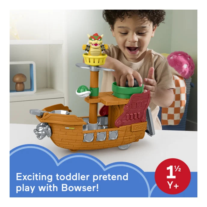 Little People Super Mario Bowser's Airship