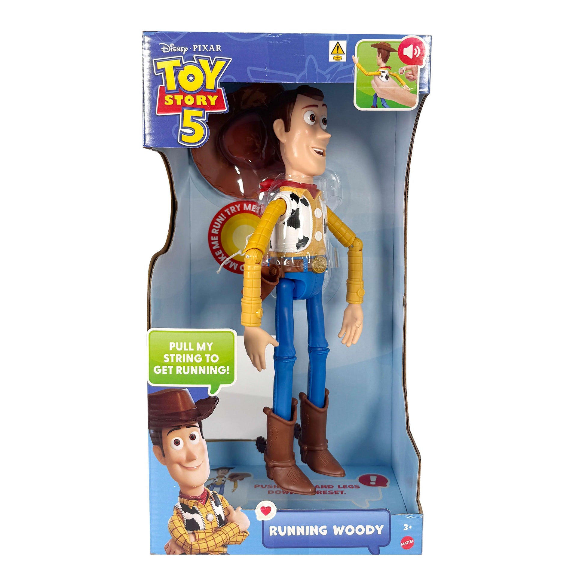 Toy Story 5: Running Woody 12" Action Figure
