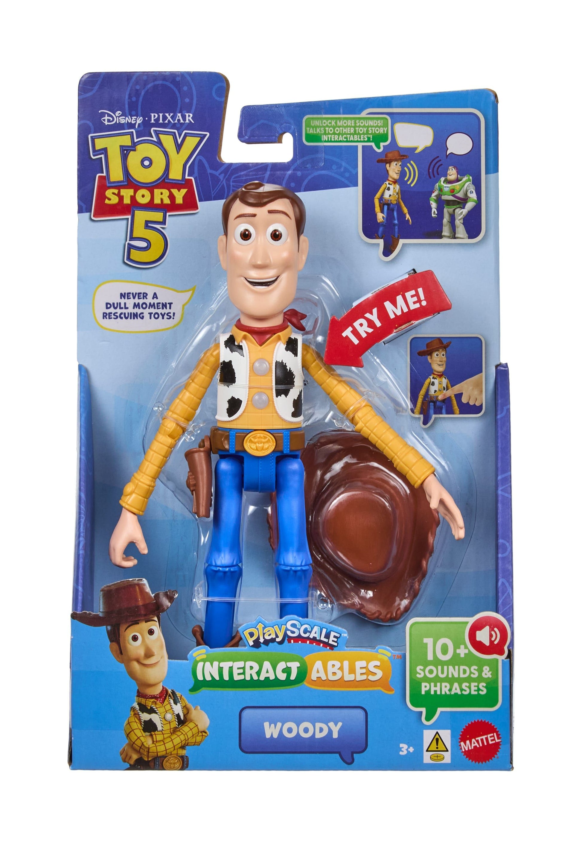 Toy Story 5: Interactables Talking Woody Figure