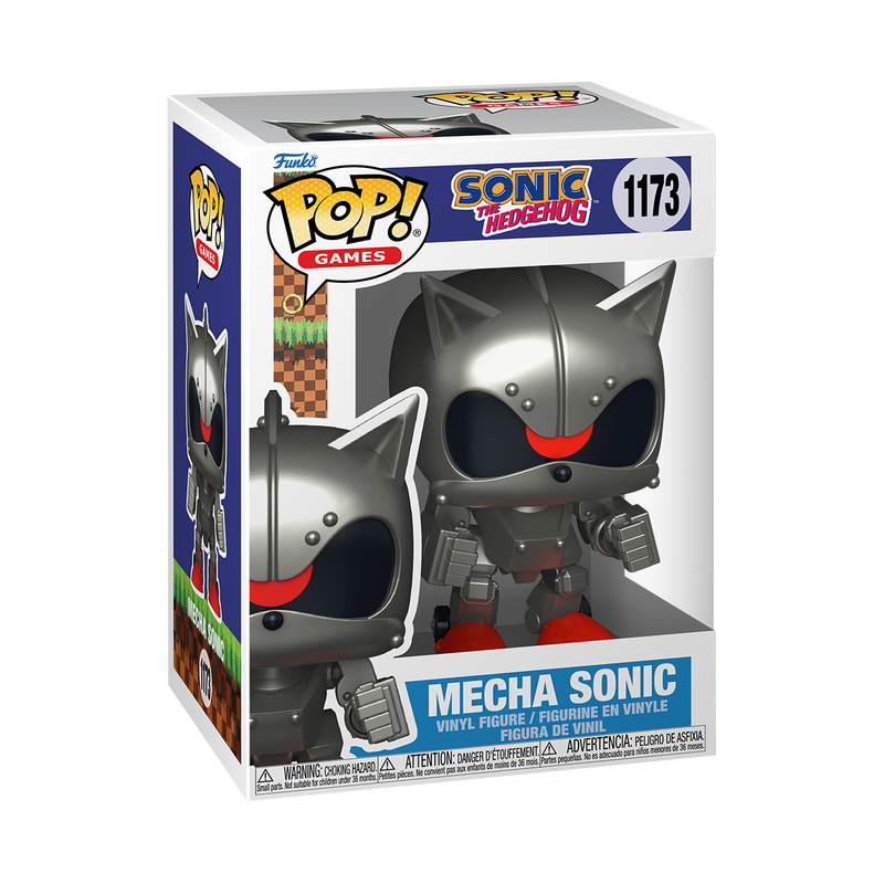 Funko POP Sonic The Hedgehog Mecha Sonic boxed figure