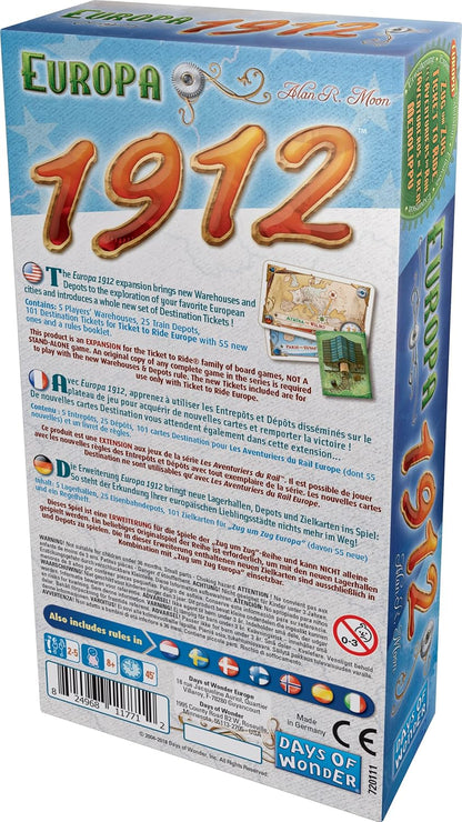 TICKET TO RIDE: EUROPE 1912 EXPANSION