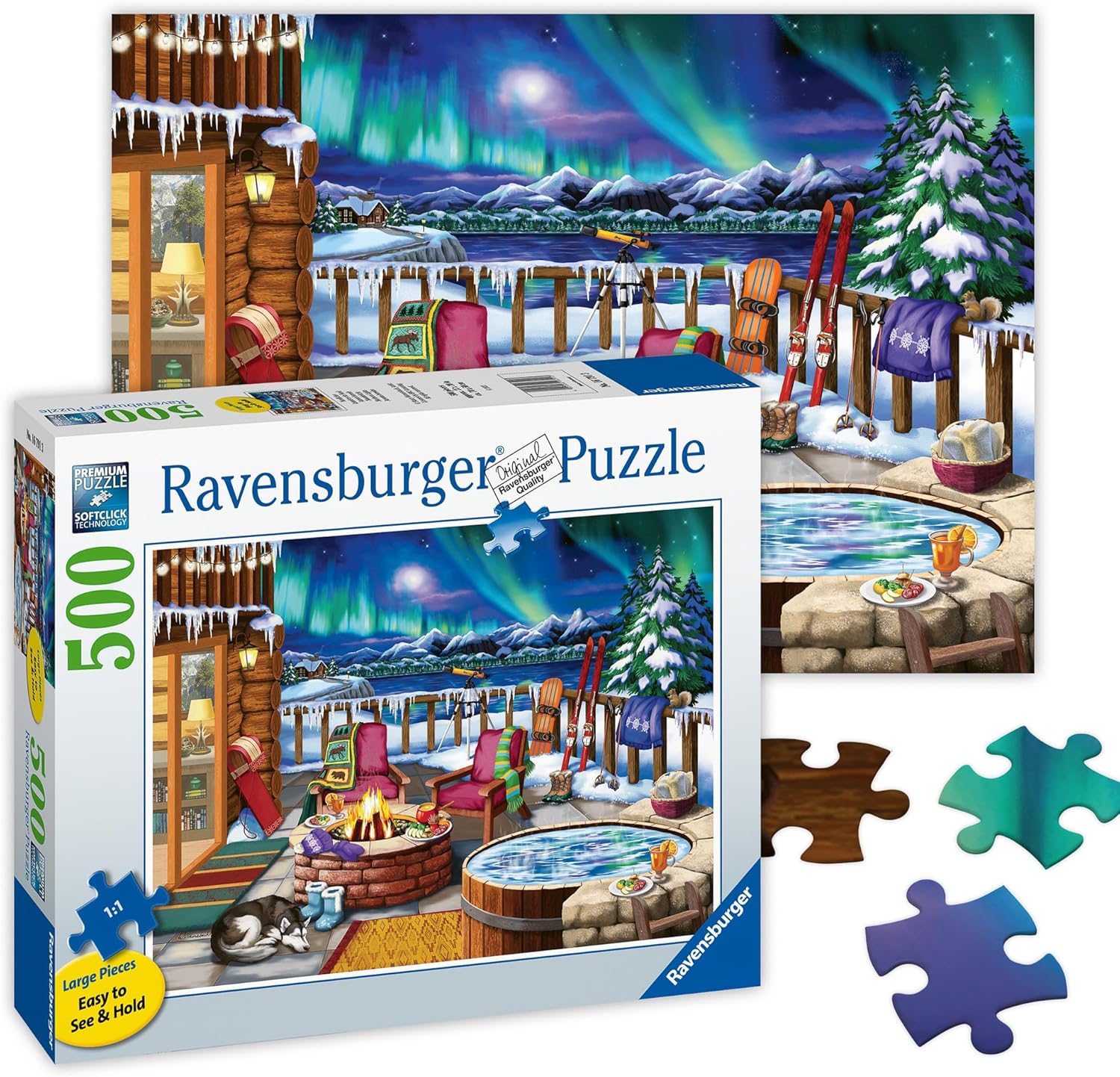 Ravensburger | Ravensburger Puzzle Northern Lights 500pcs