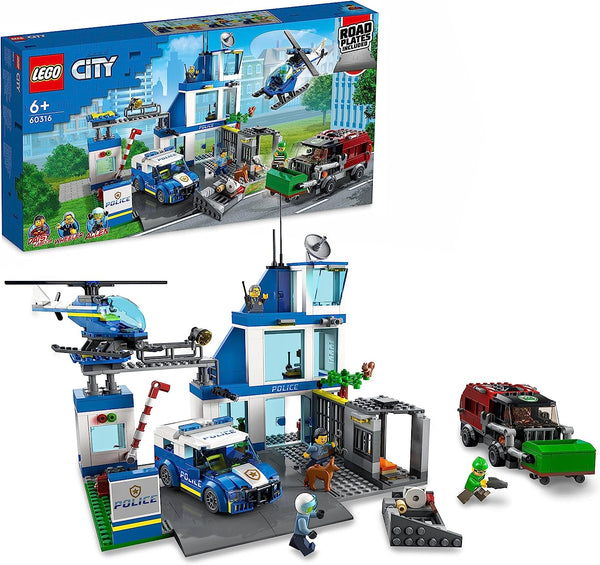 LEGO® | City: Police Station + Van + Garbage Truck (60316)