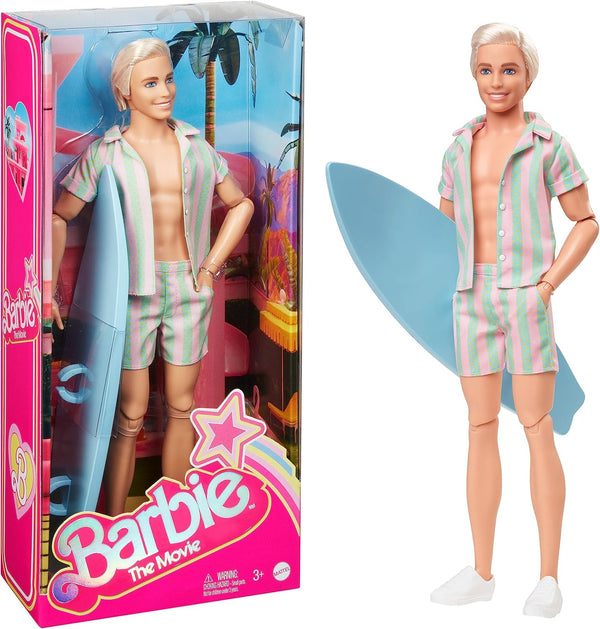 Barbie Movie Ken Pastel Stripes Beach Set