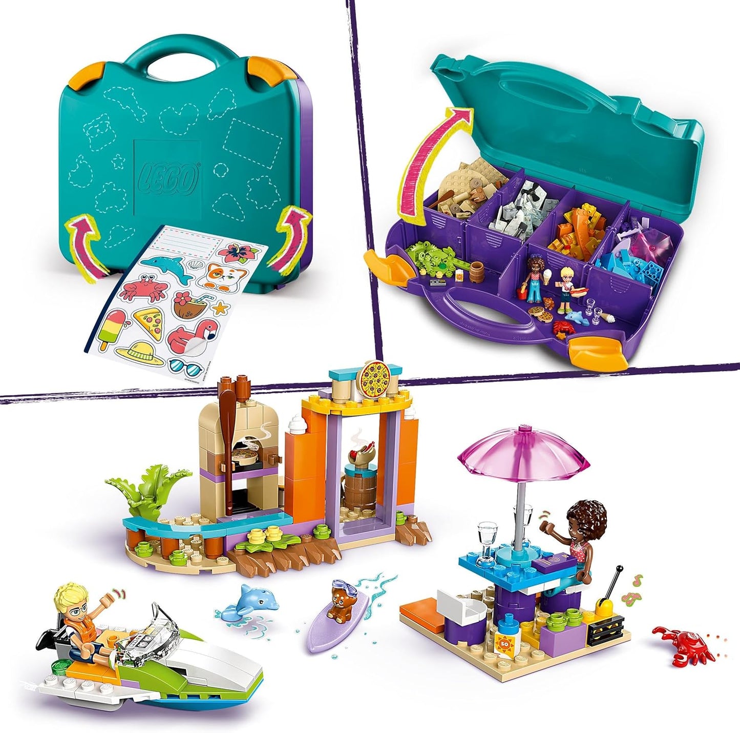 LEGO® | Friends: Creative Beach and Travel Suitcase (42672)