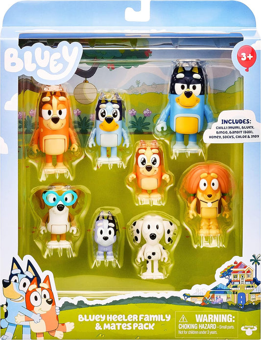 Bluey 8 Figure Multipack