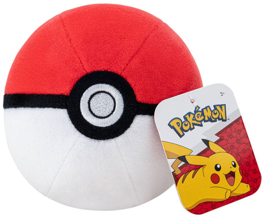 Pokemon Plush - Pokeball Poke Ball Red/White 5"