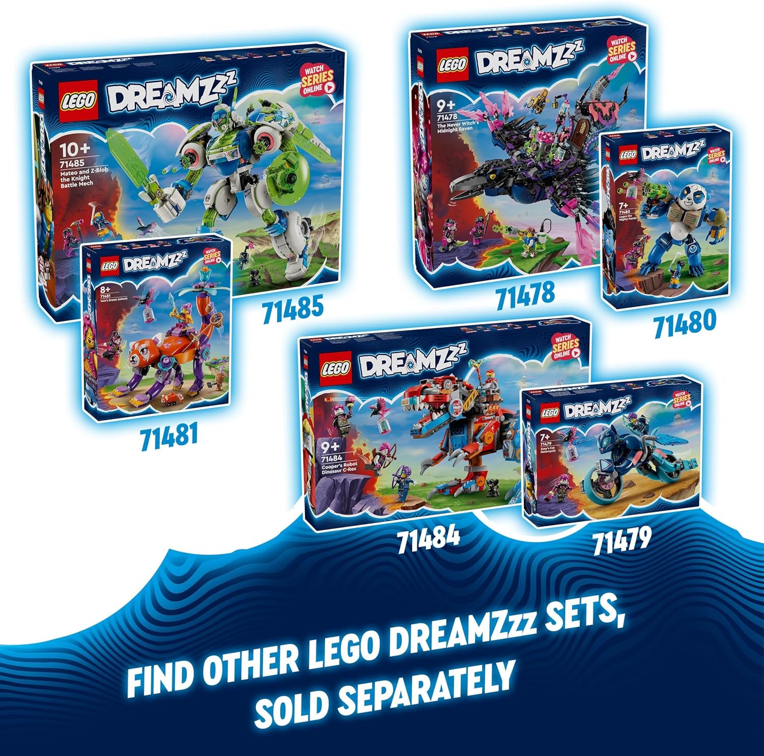 LEGO® | DREAMZzz: The Never Witch's Nightmare Creatures (71483)