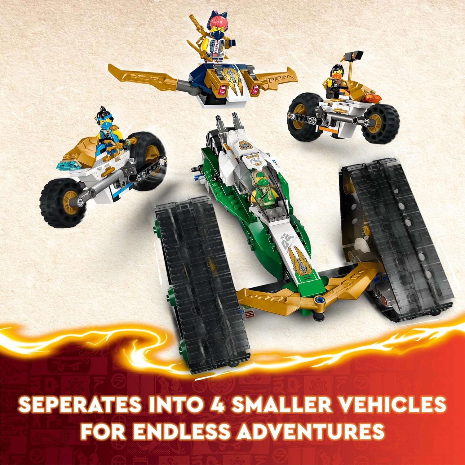 LEGO® | Ninjago: Nya and Arin's Baby Dragon Battle (71798)