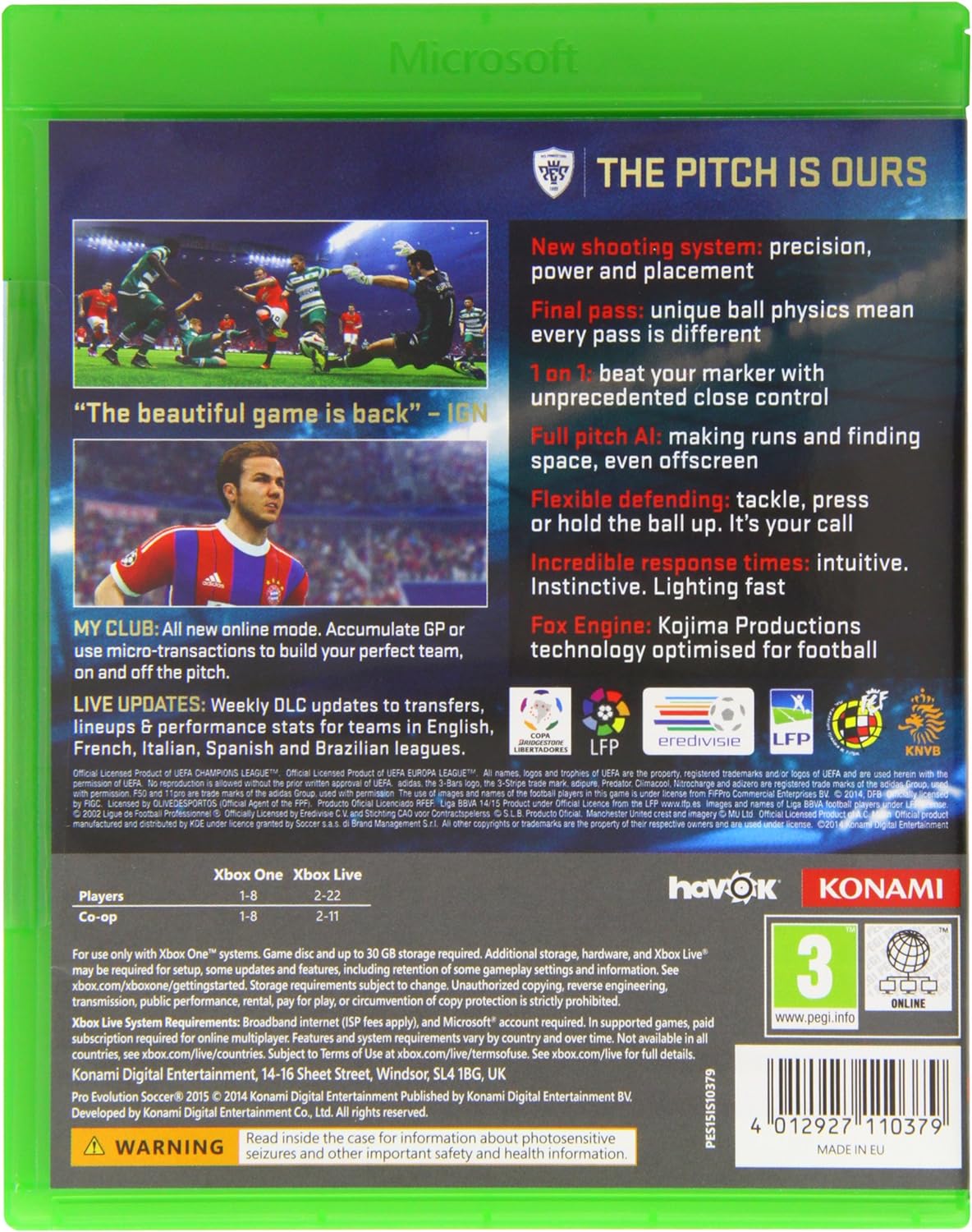 PES 2015 (Xbox One)