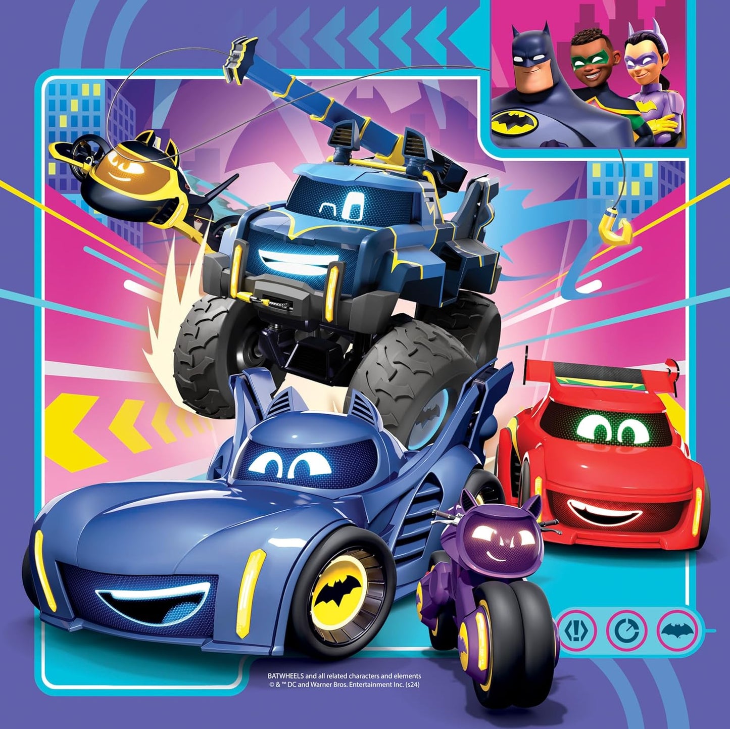 Ravensburger | Batwheels Jigsaw 3x49 pcs