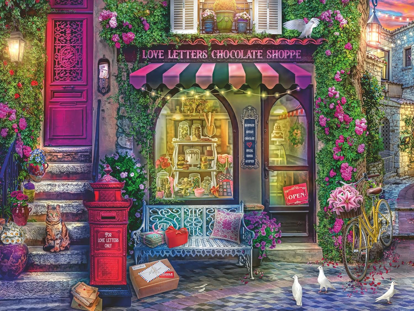 Ravensburger Love Letters Chocolate Shop 1500pc Puzzle