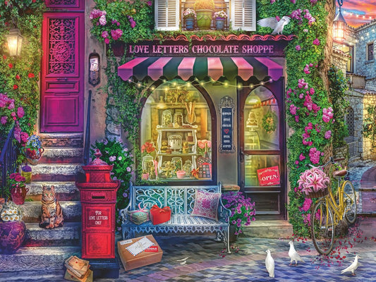 Ravensburger Love Letters Chocolate Shop 1500pc Puzzle