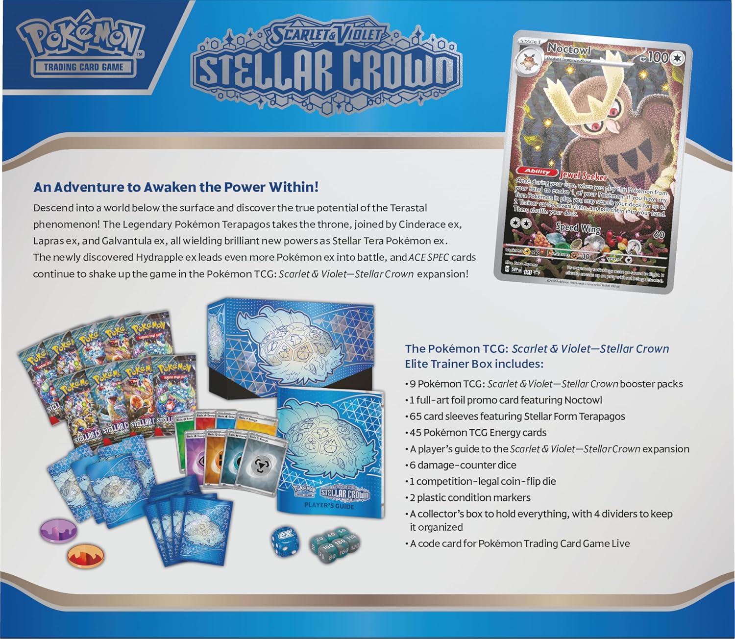 Pokemon TCG SV7 Elite Trainer Box Stellar Crown