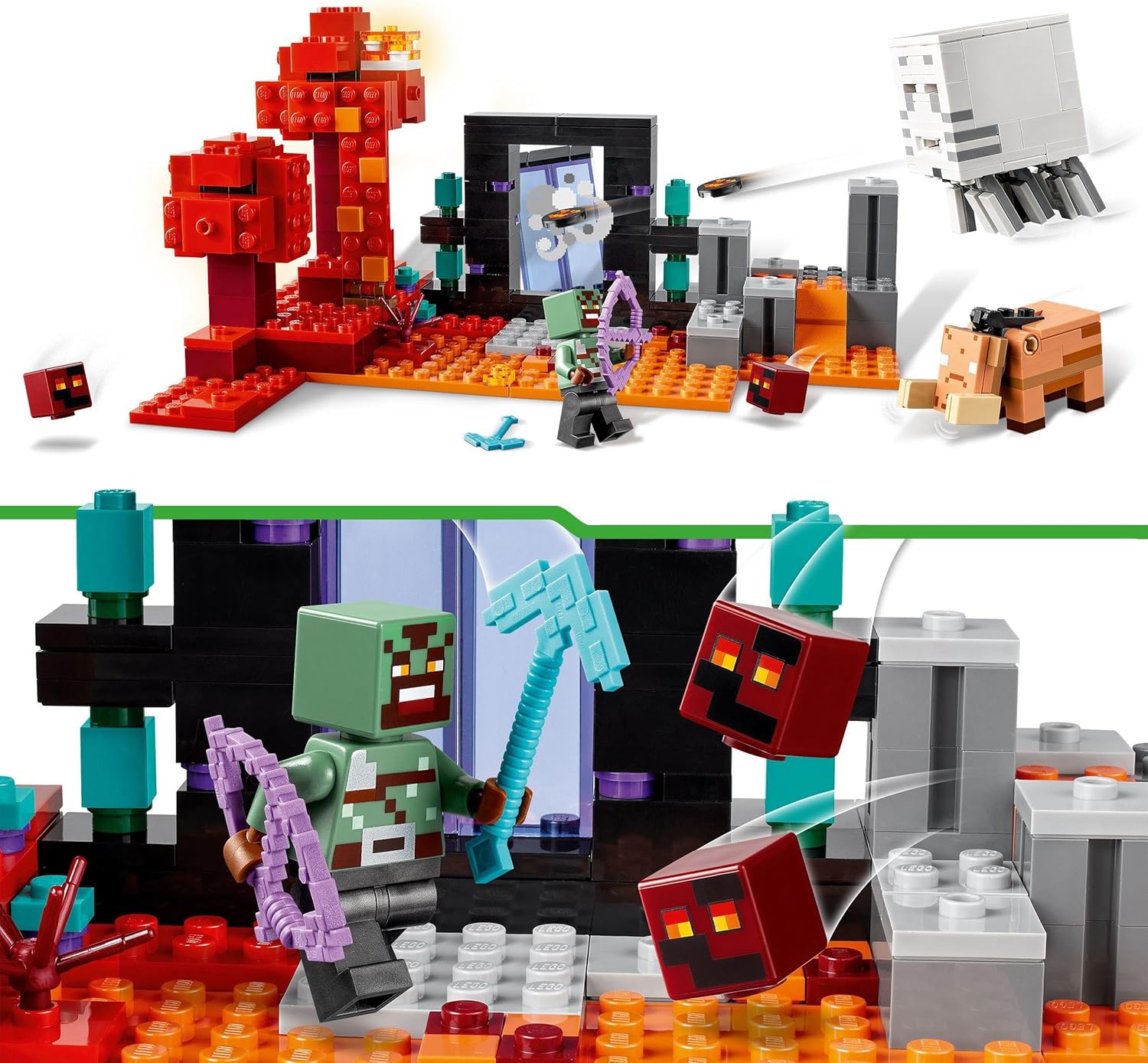 LEGO® | Minecraft: The Nether Portal Expedition (21255)