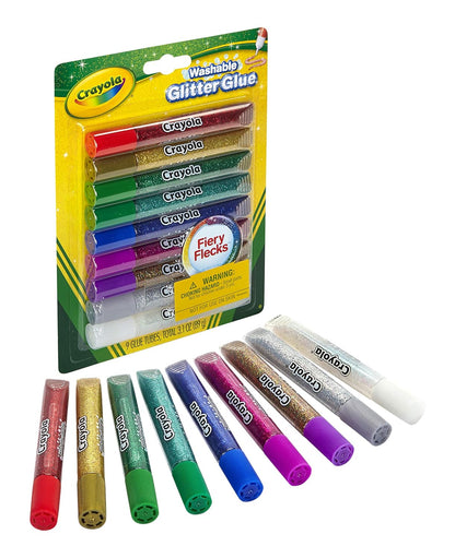 Crayola 9 Washable Glitter Glue