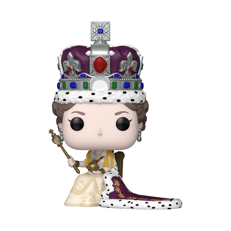 Funko Pop Premium Queen Elizabeth II Coronation figure
