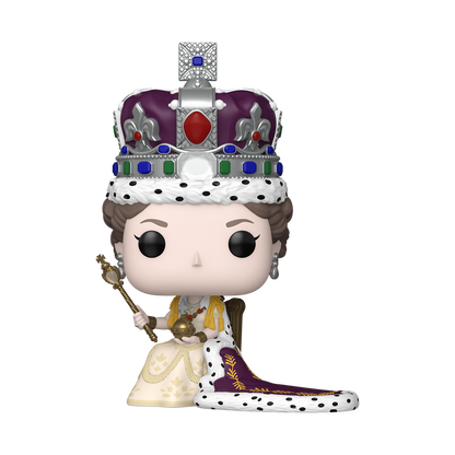 Funko Pop Premium Queen Elizabeth II Coronation figure